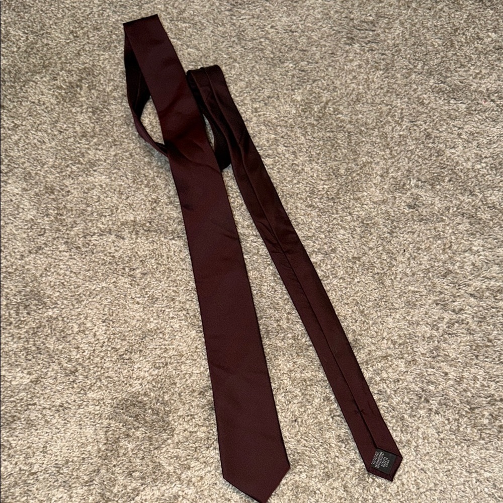 Calvin Klein Deep Burgundy Tie